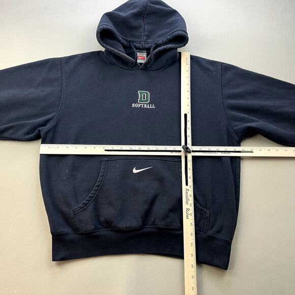 Vintage Nike Dartmouth College Hoodie Sweatshirt Adult Small Black Center Swoosh - Picture 9 of 12